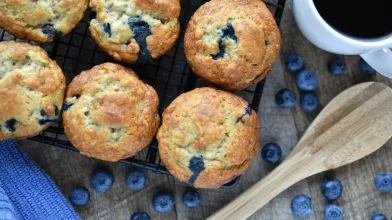 gluten-free blueberry muffins