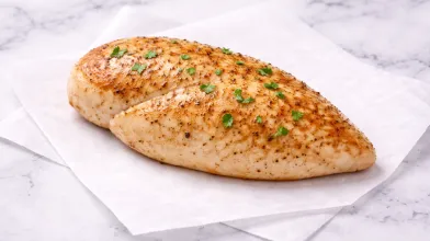 Six-ounce roasted chicken breast