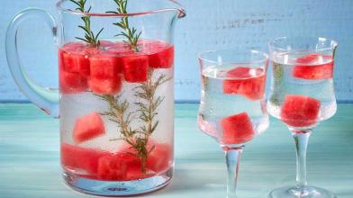 Watermelon Rosemary Water