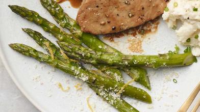 Roasted Asparagus with Parmesan