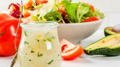 Garlicky Cilantro Lime Dressing