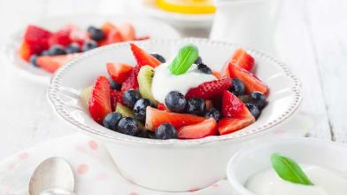 Fruit Salad with Honey Yogurt
