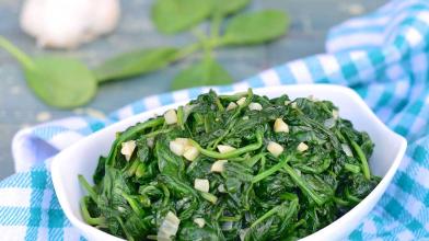 Garlic Sautéed Spinach and Kale