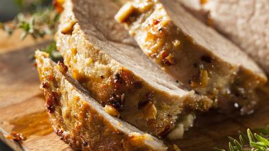Grilled Pork Tenderloin with Peach Salsa