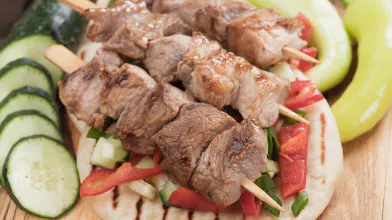 Grilled Steak Souvlaki