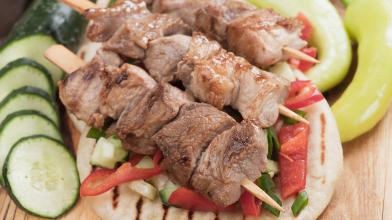 Grilled Steak Souvlaki