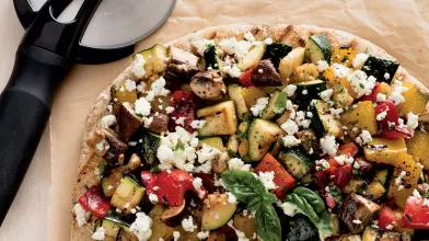 Grilled Vegetable Pizza