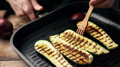 Grilled Zucchini with Feta Cheese