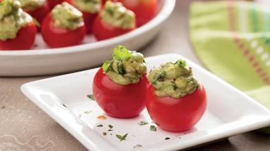 Guacamole Stuffed Cherry Tomatoes