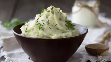 Herb and Olive Oil Mashed Potatoes