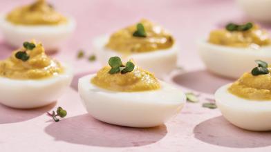 Hummus Deviled Eggs