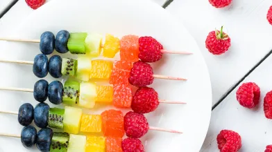 Kid-Friendly Rainbow Fruit Platter