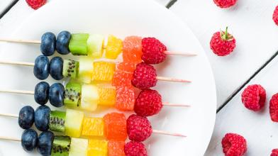 Kid-Friendly Rainbow Fruit Platter