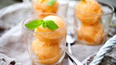 Pineapple Peach Sorbet