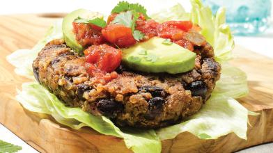 Quinoa Black Bean Burger