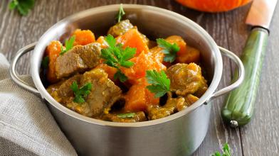 Slow Cooker Pork and Pumpkin Stew