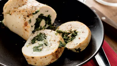 Spinach and Mushroom Stuffed Chicken