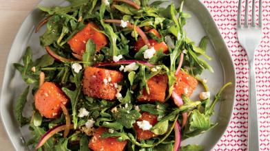 Watermelon, Arugula and Feta Salad