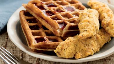 Whole Grain Chicken and Waffles