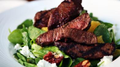 Steak Salad with Orange