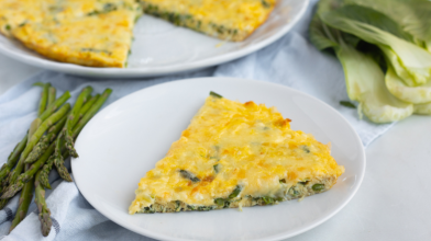 Asparagus and Bok Choy Frittata 