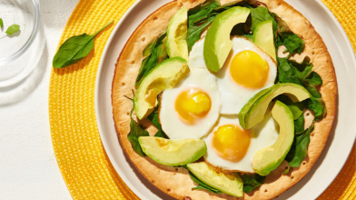 Avocado Egg Pizza