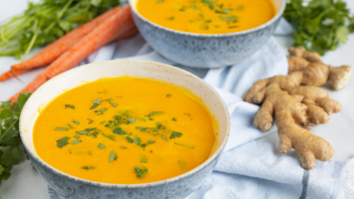 Spiced Ginger Carrot Soup