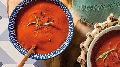 Chilled Tarragon and Tomato Soup