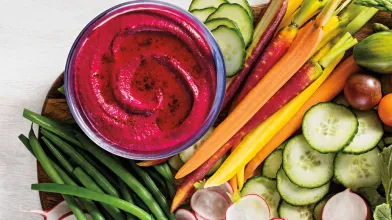 Roasted Beet, Tahini, and Greek Yogurt Dip