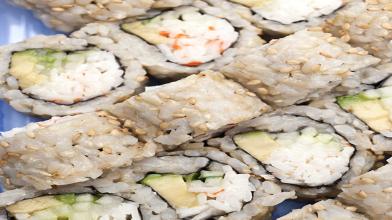 Brown Rice Salmon Maki