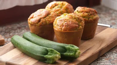 Zucchini and Date Muffins