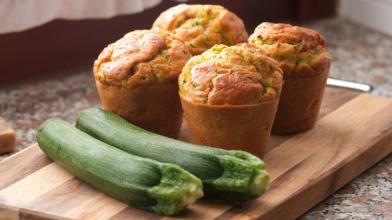 Zucchini and Date Muffins