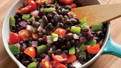 Black Beans And Tomatoes With Lime