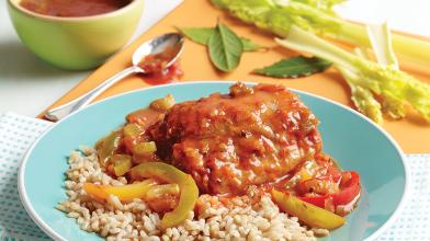 Creole Chicken And Peppers