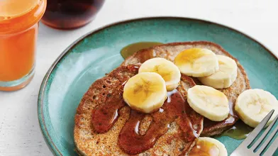 Double-Duty Banana Pancakes