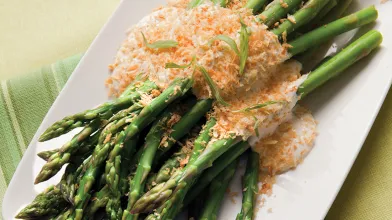 Herbed Panko Asparagus Spears