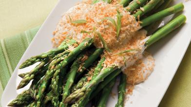 Herbed Panko Asparagus Spears