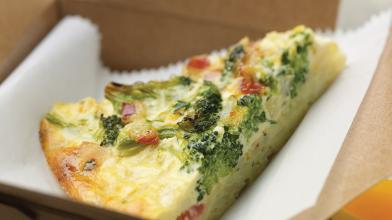 Potato Crusted Bacon Quiche