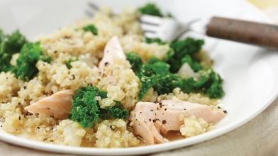 Salmon Quinoa Risotto