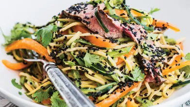 Satay Zucchini Noodles