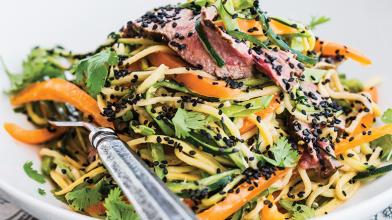 Satay Zucchini Noodles