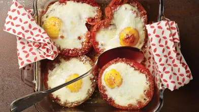Sweet and Smoky Baked Eggs