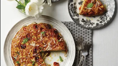 Tomato Basil Frittata