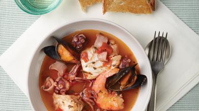 Tuscan Seafood Stew (Cacciucco Livornese)