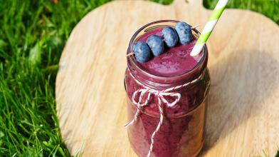Blueberry Green Tea Smoothie