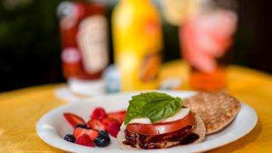 Caprese Turkey Burger