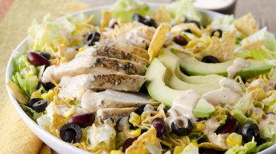 Chopped Black Bean Chicken Salad