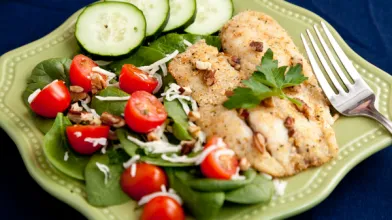 Crisp Pecan Tilapia