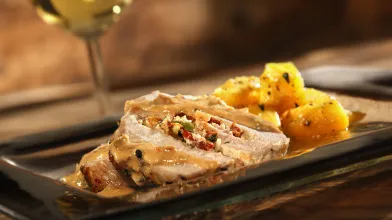 Italian Style Vegetable Stuffed Pork Tenderloin – Foodie Recipe