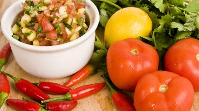 Mango and Tomato Salsa